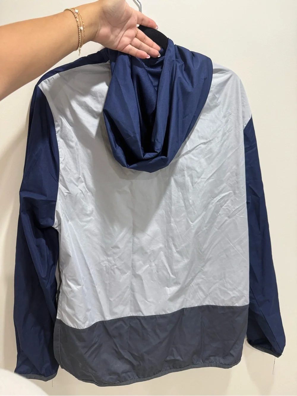 Genuine Merchandise Yankees Navy and Light Gray Windbreaker